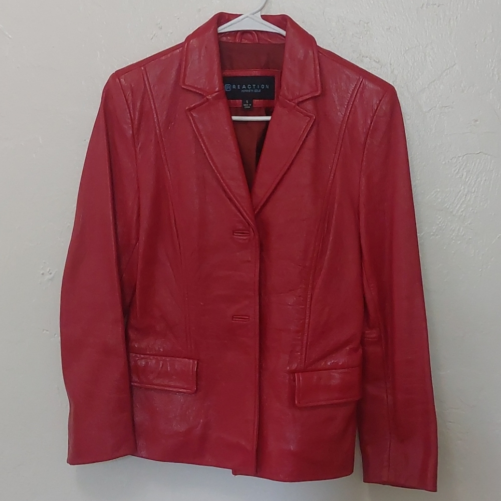 Reaction Red Leather Jacket